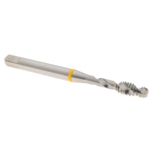 ACCUPRO Spiral Flute Tap: #10-24, UNC, 2 Flute, Modified Bottoming Chamfer, 2B Class of Fit, Vanadium High-Speed Steel, Bright/Uncoated Finish T2644322B