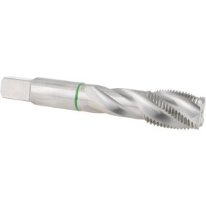 ACCUPRO Spiral Flute Tap: 3/4-16, UNF, 4 Flute, Modified Bottoming Chamfer, 2B Class of Fit, Vanadium High-Speed Steel, Bright/Uncoated Finish T2634722B