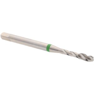 ACCUPRO Spiral Flute Tap: M3x0.5, Metric Coarse, 3 Flute, Modified Bottoming Chamfer, Vanadium High-Speed Steel, Bright/Uncoated Finish T2697204