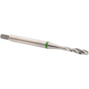 ACCUPRO Spiral Flute Tap: #4-40, UNC, 3 Flute, Modified Bottoming Chamfer, Vanadium High-Speed Steel, Bright/Uncoated Finish T2634163