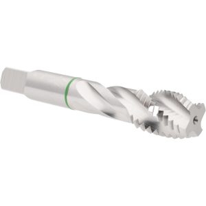 ACCUPRO Spiral Flute Tap: 3/4-10, UNC, 4 Flute, Modified Bottoming Chamfer, 2B Class of Fit, Vanadium High-Speed Steel, Bright/Uncoated Finish T2634702B
