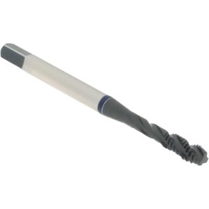 ACCUPRO Spiral Flute Tap: #8-32, UNC, 3 Flute, Modified Bottoming Chamfer, 2B Class of Fit, Vanadium High-Speed Steel, Steam Oxide Finish T1604282B