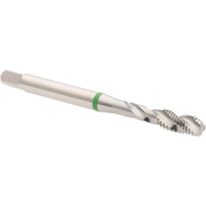 ACCUPRO Spiral Flute Tap: M5x0.8, Metric Coarse, 3 Flute, Modified Bottoming Chamfer, 6H Class of Fit, Vanadium High-Speed Steel, Bright/Uncoated Finish T2697284