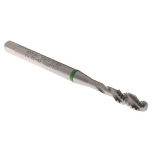 ACCUPRO Spiral Flute Tap: #6-32, UNC, 3 Flute, Modified Bottoming Chamfer, 2B Class of Fit, Vanadium High-Speed Steel, Bright/Uncoated Finish T2634243