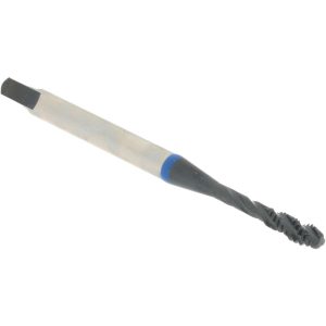 ACCUPRO Spiral Flute Tap: #4-40, UNC, 3 Flute, Modified Bottoming Chamfer, 2B Class of Fit, Vanadium High-Speed Steel, Steam Oxide Finish T1604162B