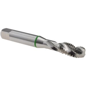 ACCUPRO Spiral Flute Tap: 3/8-16, UNC, 3 Flute, Modified Bottoming Chamfer, 2B Class of Fit, Vanadium High-Speed Steel, Bright/Uncoated Finish T2634485