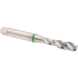 ACCUPRO Spiral Flute Tap: 1/4-20, UNC, 3 Flute, Modified Bottoming Chamfer, 3B Class of Fit, Vanadium High-Speed Steel, Bright/Uncoated Finish T2634403