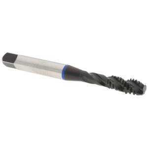 ACCUPRO Spiral Flute Tap: 1/4-20, UNC, 3 Flute, Modified Bottoming Chamfer, 3B Class of Fit, Vanadium High-Speed Steel, Steam Oxide Finish T1604403