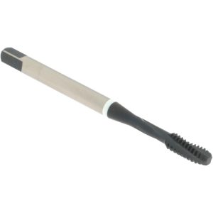 ACCUPRO Spiral Flute Tap: #6-32, UNC, 3 Flute, Modified Bottoming Chamfer, 2B Class of Fit, Vanadium High-Speed Steel, Nitride Finish T4677243