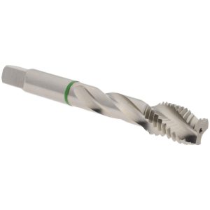 ACCUPRO Spiral Flute Tap: M12x1.75, Metric Coarse, 3 Flute, Modified Bottoming Chamfer, 6H Class of Fit, Vanadium High-Speed Steel, Bright/Uncoated Finish T2697506