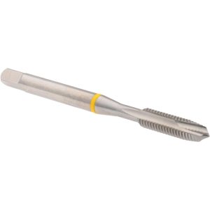 ACCUPRO Spiral Point Tap: #10-32 UNF, 2 Flutes, Plug Chamfer, 2B Class of Fit, Vanadium High Speed Steel, Bright/Uncoated Coated T2670343