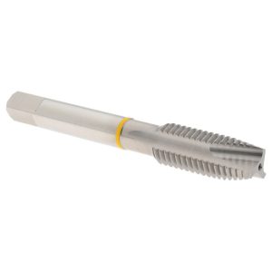 ACCUPRO Spiral Point Tap: M12x1.75 Metric Coarse, 3 Flutes, Plug Chamfer, 6H Class of Fit, Vanadium High Speed Steel, Bright/Uncoated Coated T2680506