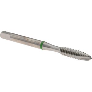 ACCUPRO Spiral Point Tap: #10-24 UNC, 3 Flutes, Plug Chamfer, Vanadium High Speed Steel, Bright/Uncoated Coated T2640325