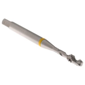 ACCUPRO Spiral Flute Tap: #4-40, UNC, 2 Flute, Modified Bottoming Chamfer, Vanadium High-Speed Steel, Bright/Uncoated Finish T2644165