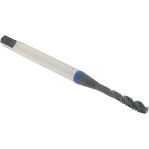 ACCUPRO Spiral Flute Tap: #4-40, UNC, 3 Flute, Modified Bottoming Chamfer, Vanadium High-Speed Steel, Steam Oxide Finish T1604163