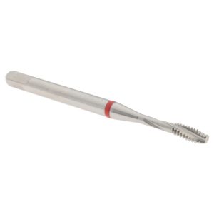ACCUPRO Spiral Flute Tap: #4-40, UNC, 3 Flute, Modified Bottoming Chamfer, Vanadium High-Speed Steel, Bright/Uncoated Finish T2657163
