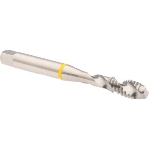 ACCUPRO Spiral Flute Tap: 1/4-20, UNC, 2 Flute, Modified Bottoming Chamfer, 2B Class of Fit, Vanadium High-Speed Steel, Bright/Uncoated Finish T2644405