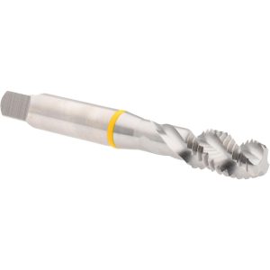ACCUPRO Spiral Flute Tap: M10x1.5, Metric Coarse, 3 Flute, Modified Bottoming Chamfer, 6H Class of Fit, Vanadium High-Speed Steel, Bright/Uncoated Finish T2647426