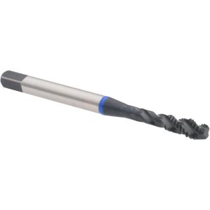 ACCUPRO Spiral Flute Tap: #8-32, UNC, 3 Flute, Modified Bottoming Chamfer, Vanadium High-Speed Steel, Steam Oxide Finish T1604285