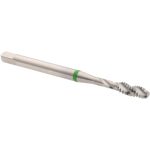 ACCUPRO Spiral Flute Tap: #6-32, UNC, 3 Flute, Modified Bottoming Chamfer, Vanadium High-Speed Steel, Bright/Uncoated Finish T2634245
