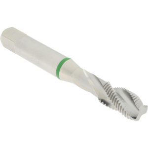 ACCUPRO Spiral Flute Tap: 3/8-24, UNF, 3 Flute, Modified Bottoming Chamfer, 3B Class of Fit, Vanadium High-Speed Steel, Bright/Uncoated Finish T2634503