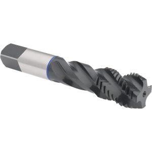 ACCUPRO Spiral Flute Tap: 1-8, UNC, 4 Flute, Modified Bottoming Chamfer, Vanadium High-Speed Steel, Steam Oxide Finish T1604783