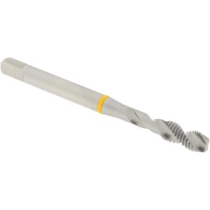 ACCUPRO Spiral Flute Tap: M5x0.8, Metric Coarse, 2 Flute, Modified Bottoming Chamfer, Vanadium High-Speed Steel, Bright/Uncoated Finish T2647286