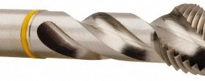 ACCUPRO Spiral Flute Tap: 7/8-14, UNF, 3 Flute, Modified Bottoming Chamfer, 2B Class of Fit, Vanadium High-Speed Steel, Bright/Uncoated Finish T2644762B