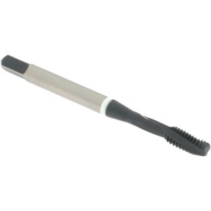 ACCUPRO Spiral Flute Tap: #8-32, UNC, 3 Flute, Modified Bottoming Chamfer, Vanadium High-Speed Steel, Nitride Finish T4677285