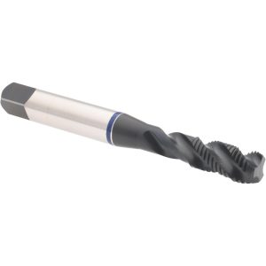 ACCUPRO Spiral Flute Tap: M8x1, Metric Fine, 3 Flute, Modified Bottoming Chamfer, Vanadium High-Speed Steel, Steam Oxide Finish T1614374