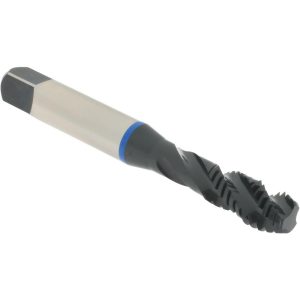 ACCUPRO Spiral Flute Tap: 3/8-16, UNC, 3 Flute, Modified Bottoming Chamfer, 2B Class of Fit, Vanadium High-Speed Steel, Steam Oxide Finish T1604482B