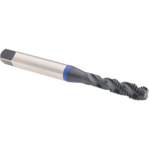 ACCUPRO Spiral Flute Tap: M6x1, Metric Coarse, 3 Flute, Modified Bottoming Chamfer, Vanadium High-Speed Steel, Steam Oxide Finish T1614316