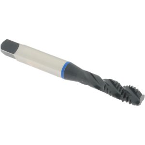ACCUPRO Spiral Flute Tap: 5/16-18, UNC, 3 Flute, Modified Bottoming Chamfer, 2B Class of Fit, Vanadium High-Speed Steel, Steam Oxide Finish T1604442B