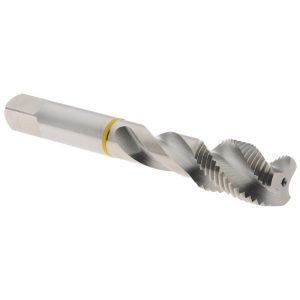 ACCUPRO Spiral Flute Tap: 9/16-18, UNF, 3 Flute, Modified Bottoming Chamfer, 2B Class of Fit, Vanadium High-Speed Steel, Bright/Uncoated Finish T2644622B