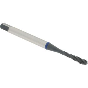 ACCUPRO Spiral Flute Tap: #4-40, UNC, 3 Flute, Modified Bottoming Chamfer, Vanadium High-Speed Steel, Steam Oxide Finish T1604165