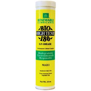 RENEWABLE LUBRICANTS Extreme Pressure Grease: 14 oz Cartridge, Biobased Lithium & High Oleric Base Stock 87611
