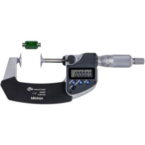 MITUTOYO 1 to 2 Inch, Ratchet Stop Thimble, IP65 Water Resistance, Electronic Disc Micrometer 323-351-32