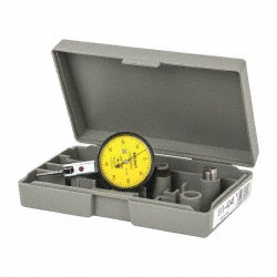 MITUTOYO Horizontal Dial Test Indicator: 0.80 mm Max, 0-40-0 Dial Reading, 0.0080 mm Accuracy, 8.00 microm Accuracy 513-404-10E