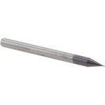 ACCUPRO Square End Mill: 0.01" Dia, 0.015" LOC, 4 Flutes, Solid Carbide 14797037