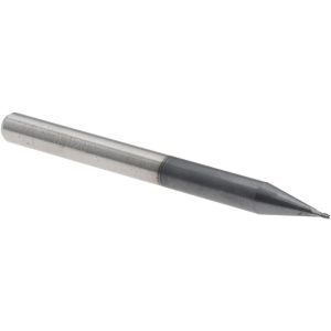ACCUPRO Square End Mill: 0.02" Dia, 1/32" LOC, 4 Flutes, Solid Carbide 12464828