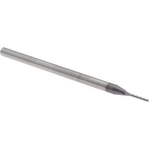 ACCUPRO Square End Mill: 0.03" Dia, 1/4" LOC, 3 Flutes, Solid Carbide 14883489