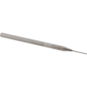 ACCUPRO Square End Mill: 0.03" Dia, 3/8" LOC, 3 Flutes, Solid Carbide 14883490