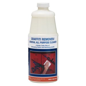 BARE GROUND SOLUTIONS Graffiti/Vandal Mark Remover: 32 oz Bottle BGMI-32GR