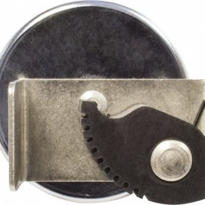 MAG-MATE 82 Lb Max Pull Force, 3/8" Overall Height, 2.63" Diam, Ceramic Cup Magnet MX2500BH01