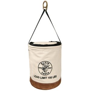 KLEIN TOOLS Tool Bucket: 1 Pocket 5104CLR22