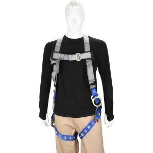 PRO-SAFE Fall Protection Harnesses: 350 Lb, Back and Side D-Rings Style, Size 2X-Large, Polyester PS-HTB-22