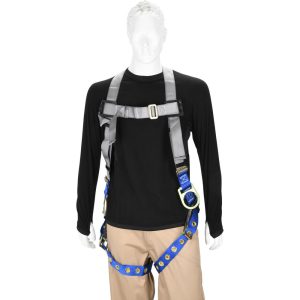PRO-SAFE Fall Protection Harnesses: 350 Lb, Back and Side D-Rings Style, Size Universal, Polyester PS-HTB-20