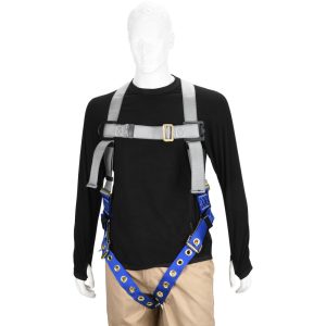 PRO-SAFE Fall Protection Harnesses: 350 Lb, Premium Tongue Buckle Style, Size Universal, Polyester PS-HTB-10