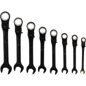 PROTO Specialized Wrench Set: 8 Pc, 5/16 to 3/4" Wrench, Inch JSCVF-8S