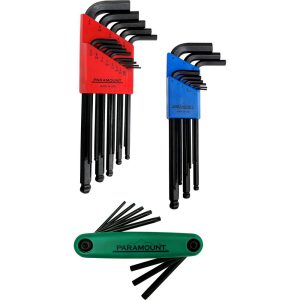 PARAMOUNT 30 Piece L-Wrench/Fold-Up Combo Hex Key Set PAR14138